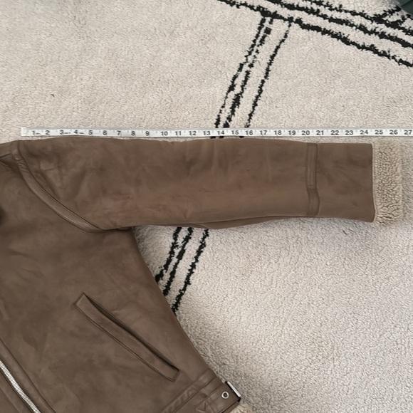 Zara Sherpa Lined Jacket - Picture 7 of 9